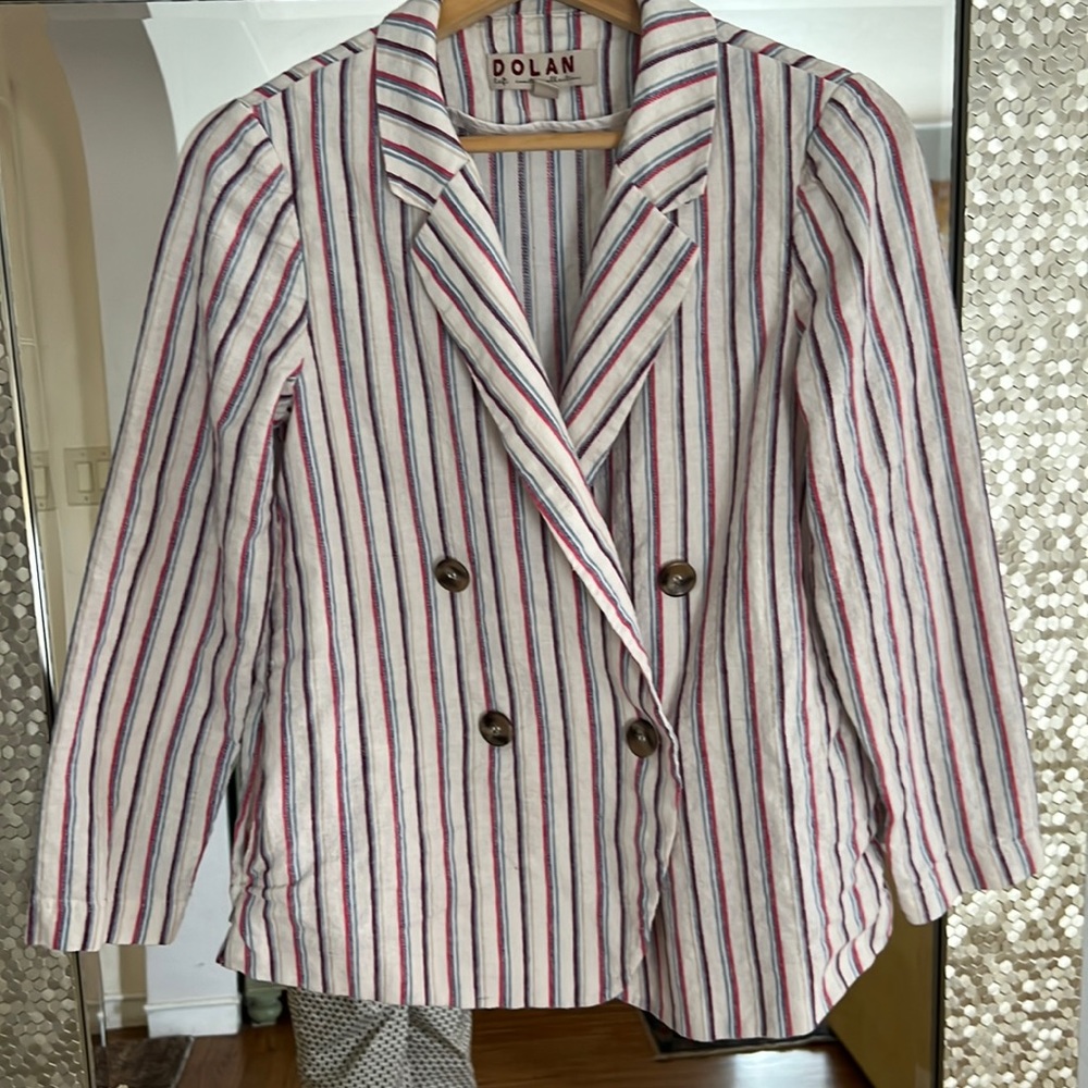 Dolan linen/cotton blazer
